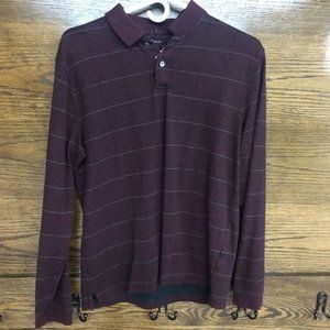 Van Heusen Medium Men’s Two-button Long Sleeve collared sweatshirt